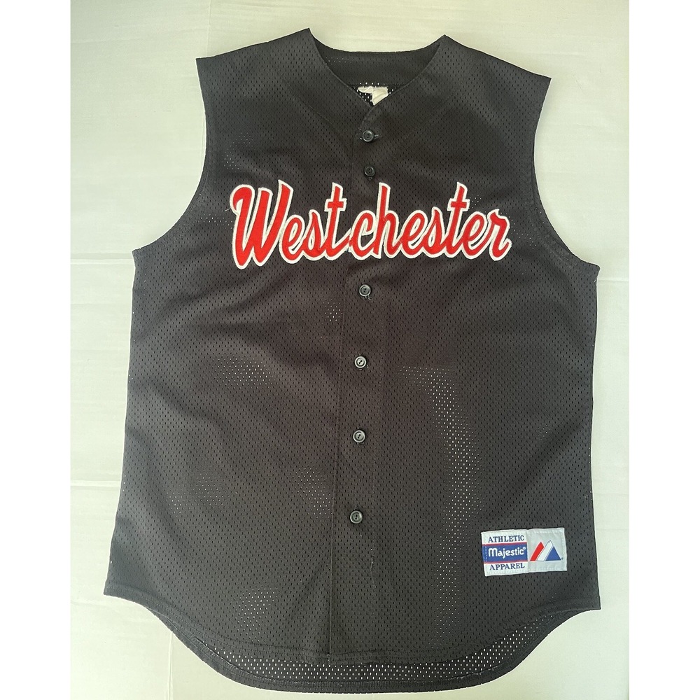Vintage Westchester Majestic Jersey Size M Black Sleeveless